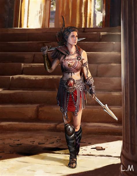 Artstation Assassins Creed Odyssey Kassandra Fanart