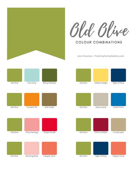 Old Olive Colour Combinations Color Color Combos Color Combinations