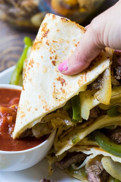 Philly Cheese Steak Quesadillas Grilled Meat Recipes Grilling Recipes