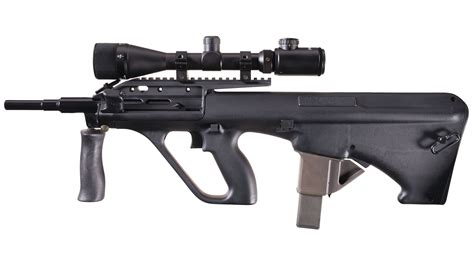 Steyr Augsa Semi Automatic Rifle In 9x19mm With Scope