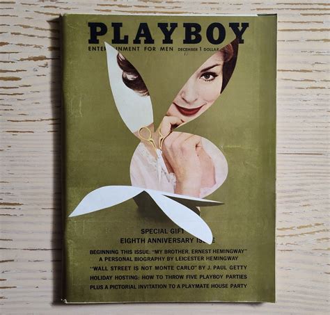 Playboy Magazine December 1961 Playmate Lynn Karrol Very Good Condition