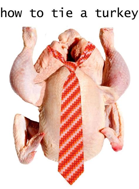how to tie a turkey thanksgiving stuffing good eats tie food magazine news recipes cravat