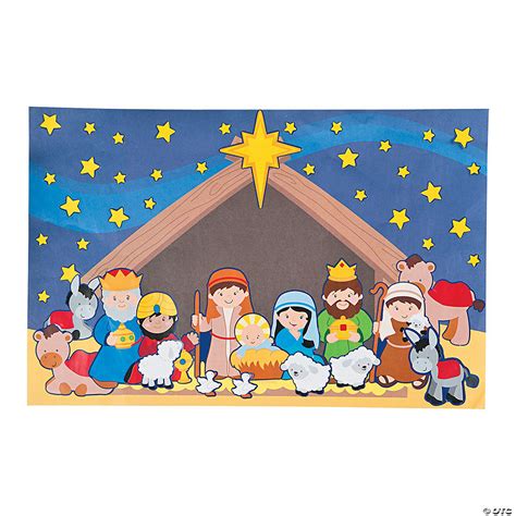 Giant Nativity Sticker Scenes Discontinued