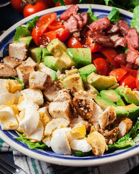 Leftover Turkey Cobb Salad Steamy Kitchen Recipes Giveaways