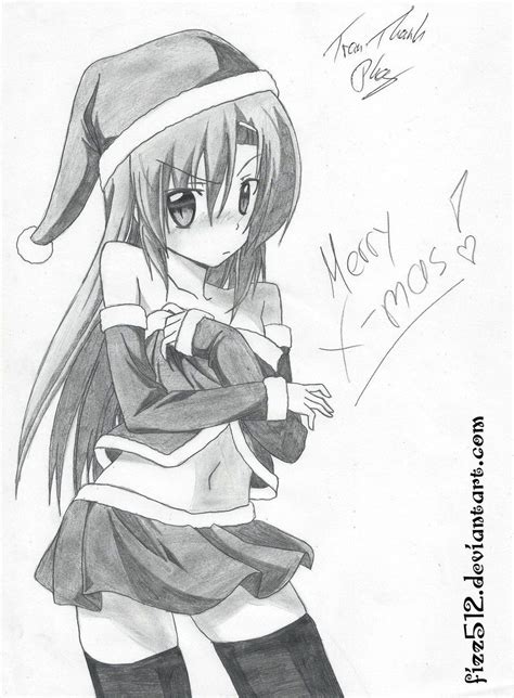 Christmas Anime Girl Drawing Idalias Salon