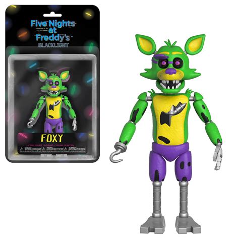 Five Nights At Freddys Blacklight Foxy Action Figure
