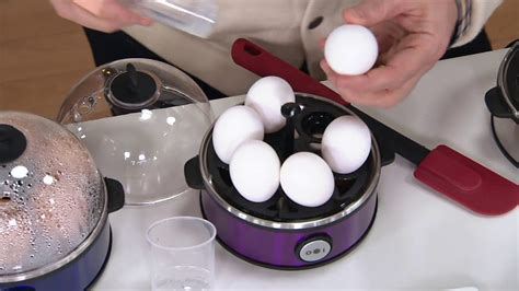 Yes Chef Stainless Steel Egg Cooker And Poacher On Qvc Youtube