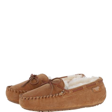 Women S Classic Suede Sheepskin Moccasin Slippers Tan Ladies Moccasins Sheepskin And Fur From