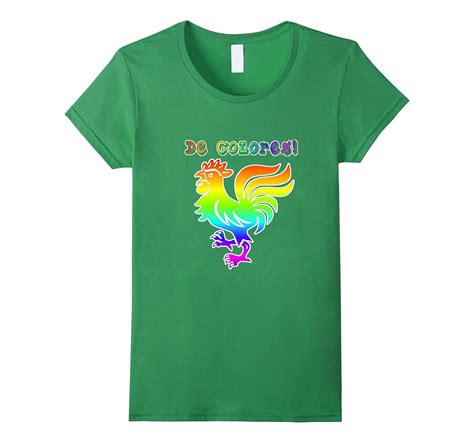 Rainbow Rooster Cursillo De Colores T Shirt White Outline 4lvs