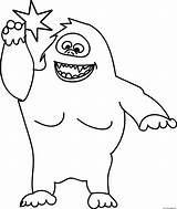 Abominable Yeti Monstros Monstruos sketch template