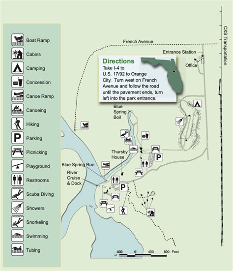 Blue Springs State Park Florida Map United States Map Sexiz Pix