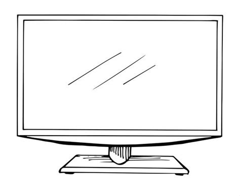 Best Flatscreen Tv Illustrations Royalty Free Vector Graphics And Clip