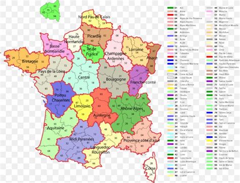 Regions And Departements Map Of France Images