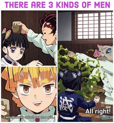 Which Man Are You Kimetsunoyaiba Anime Demon Slayer Meme Funny