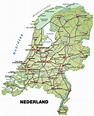 Mapas Imprimidos de Países Bajos con Posibilidad de Descargar