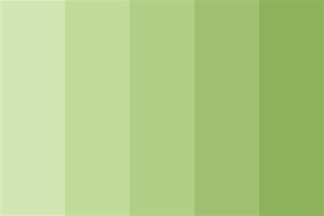 Shades Of Pastel Green Color Palette