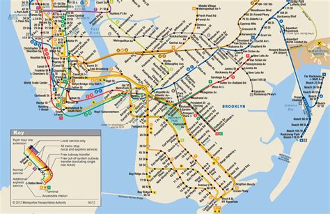 Half Of The Nyc Subway Map New York Subway Subway Map Nyc Subway Map