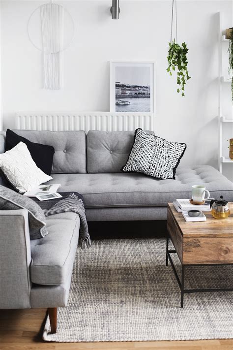 99 Beautiful White And Grey Living Room Interior