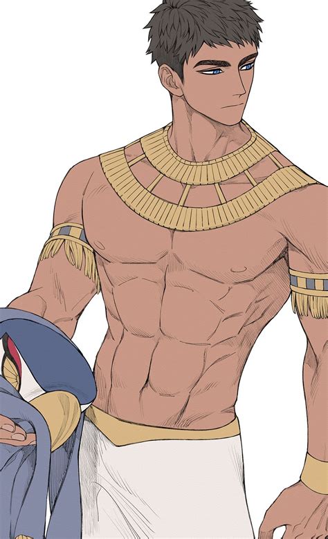메이아 On Twitter Anime Egyptian Egyptian Character Design Cute Anime Guys