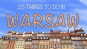 WARSAW TRAVEL GUIDE | Top 25 Things to do in Warsaw, Poland - YouTube