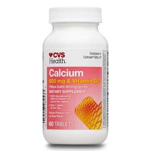 Living a healthy lifestyle includes eating right, exercising and taking caltrate. CVS Calcium 600 + D Tablets - CVS.com