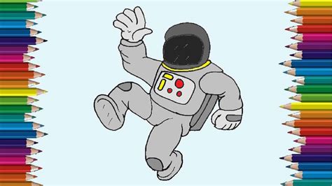 How To Draw An Astronaut Step By Step Easy Drawings For Kids