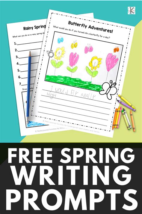 Free Spring Writing Prompts For Kindergarten Story Starters Creative