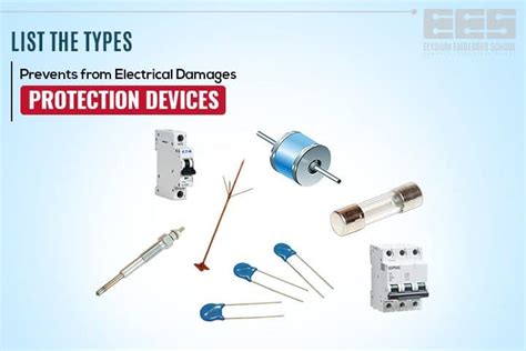 Types Of Protection Devices That Prevents From Electrical Damages