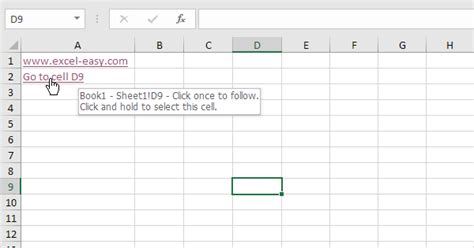 Hyperlinks In Excel Easy Excel Tutorial