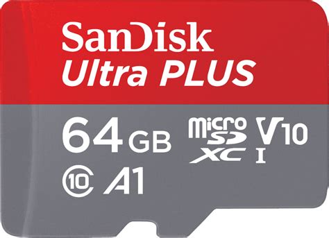 Sandisk Ultra Plus 64gb Microsdxc Uhs I Memory Card Sdsqub3 064g Ancia