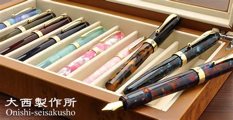 Come with innovative technologies and features that make all your writing and designing easy and satisfying, just as you like it. Onishi-seisakusho Fountain pen Made in Japan | Pen-house