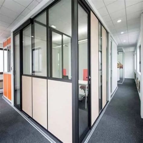 Hinged Aluminium Office Partition At Rs Square Feet Aluminum Office Partition In Ahmedabad