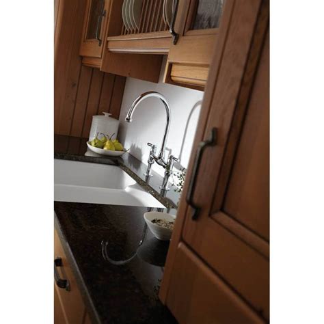 Abode Brompton Bridge Deck Mounted Kitchen Mixer Tap At3020