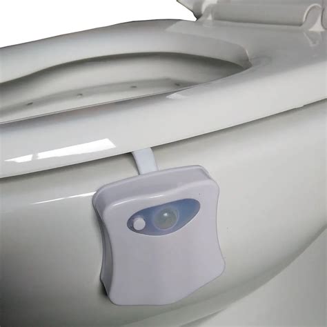 Waterproof Smart PIR Motion Sensor Toilet Seat Night Light