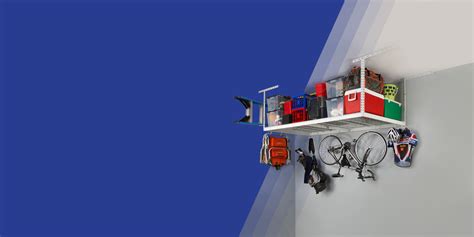 Saferacks Overhead Garage Storage Racks Installation Wall Shelving