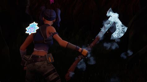 Sweating With Snowfallen Style Crystal Holo Back Leviathan Axe