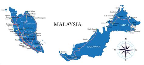 Malaysia Maps Printable Maps Of Malaysia For Download Riset