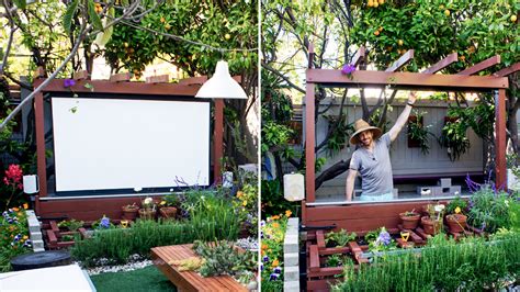 Show Thyme How To Build An Outdoor Theater In Your Garden The