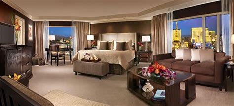 The master bedroom features a king size. Bellagio Hotel Rooms