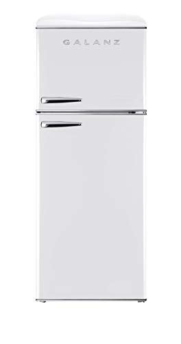 Galanz GLR12TWEEFR Refrigerator Dual Door Fridge Adjustable