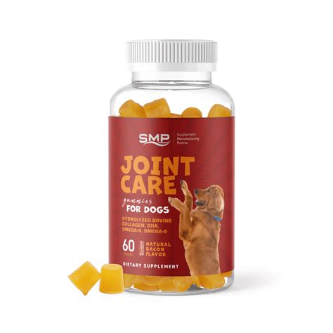 Private Label Joint Care Gummies For Dogs W Bovine Collagen And More