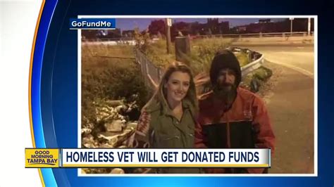 Gofundme Says Homeless Vet Will Get Full 400k