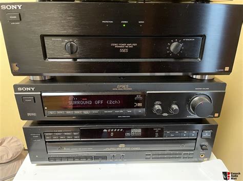 Sony Es Stack With Digital Preamp Power Amp And Cd Player Photo