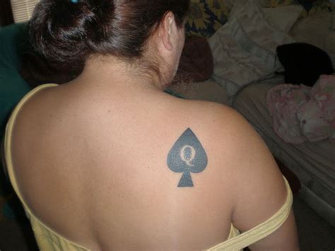 Tattoo You Tattoos Piercings Queen Of Spades Tattoo Spade Tattoo