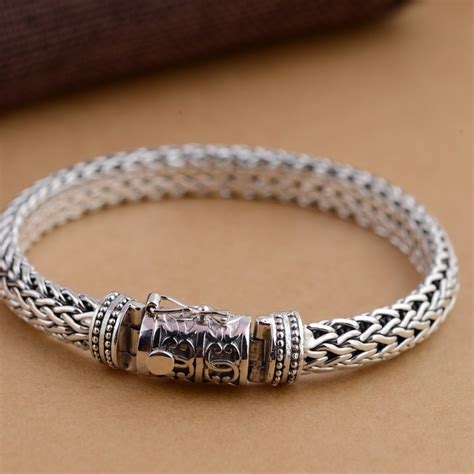 S925 Wholesale Silver Jewelry Mens Handmade In Thailand Silver Buckle