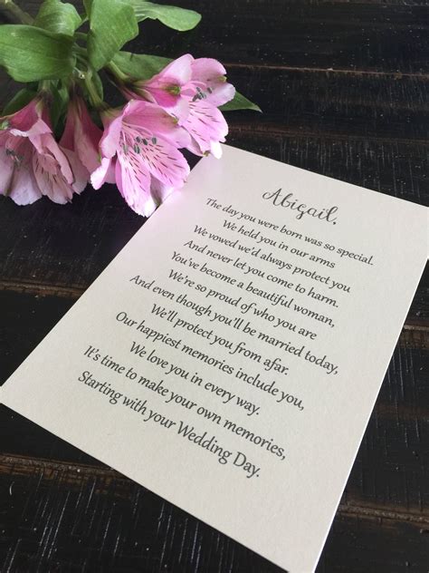 Letters To The Bride And Groom On Your Wedding Day Etsy