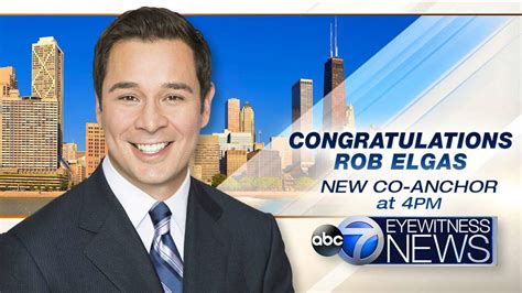 Rob Elgas Promoted To Anchor Abc 7 Chicago Eyewitness News