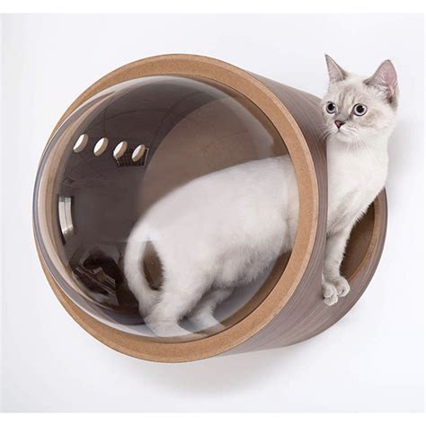 Spaceship Gamma Ultra Modern Cat Bed Or Wall Mounted Bed Catsplay
