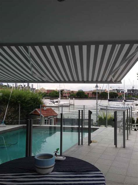 Folding Arm Awnings And Retractable Roofing Project For Brisbane Home