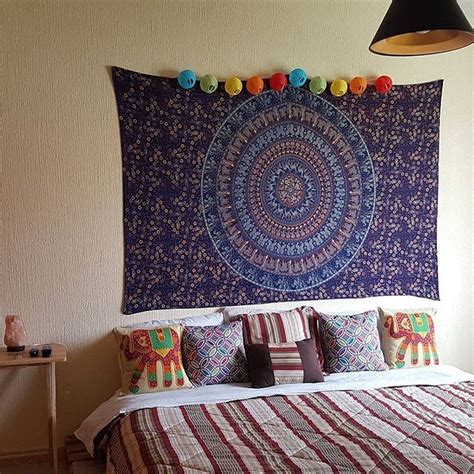 Check spelling or type a new query. Twin Blue Boho Chic Style Outdoor/Indoor Mandala Bohemian ...
